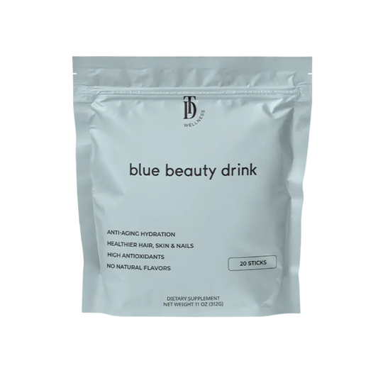 Taylor Dukes Blue Beauty Drink