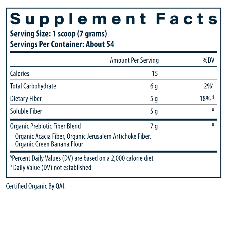 Vital Nutrients Hyperbiotics Prebiotic Powder 