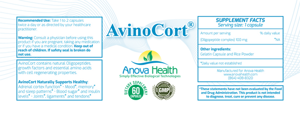 Anova Health AvinoCort Capsules