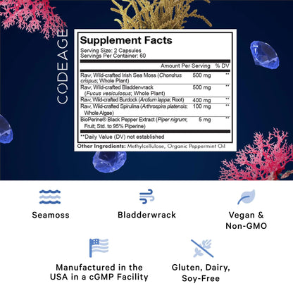 Codeage Sea Moss+ Capsules