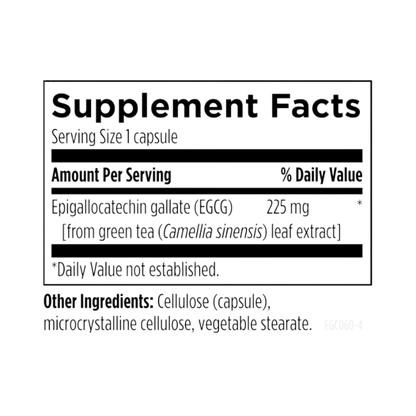 Designs For Health EGCG Capsules Ingredients