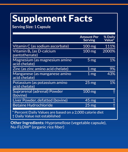 Endo-met Laboratories Endo-Dren Adrenal Capsules