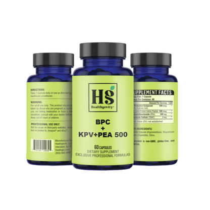 Healthgevity BPC + KPV + PEA 500 Capsules