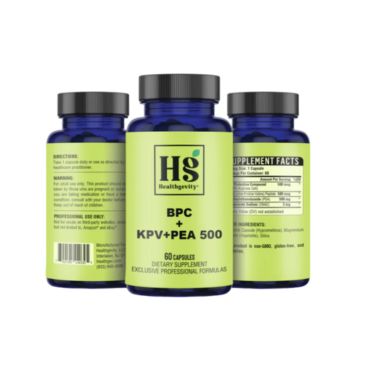 Healthgevity BPC + KPV + PEA 500 Capsules