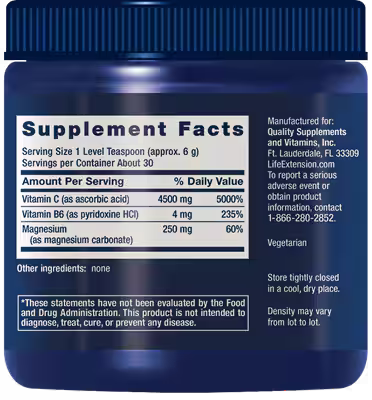 Life Extension Effervescent Vitamin C Magnesium Crystals