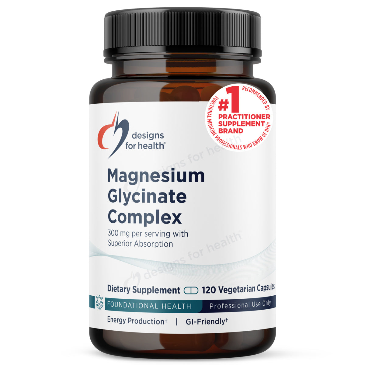 Designs for Health Magnesium Glycinate Complex Capsules