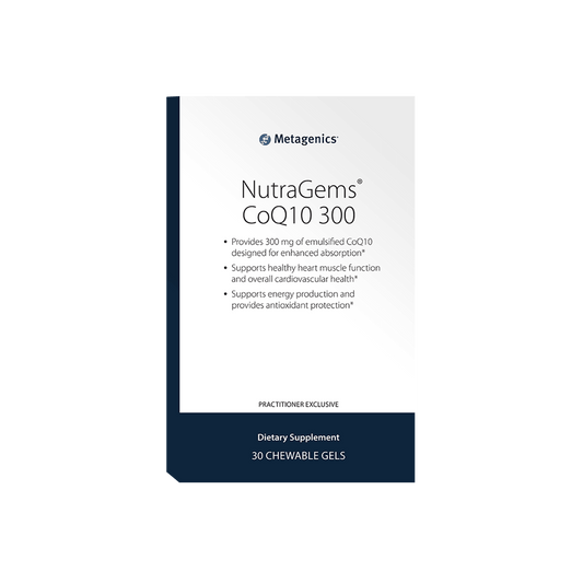 Metagenics Nurtagems Coq10 300 Chewable Gels