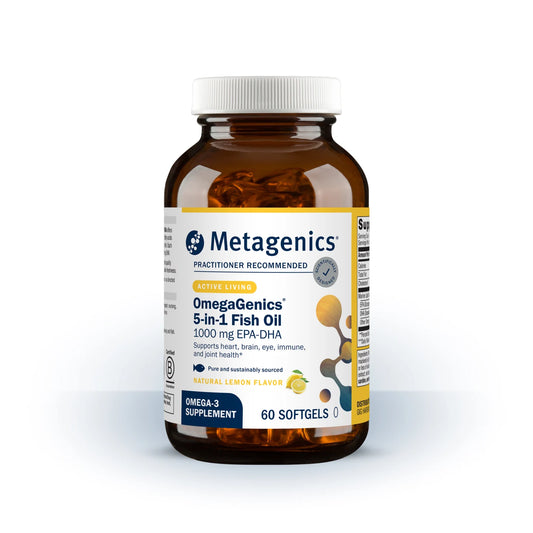 Metagenics OmegaGenics 5-in-1 Fish Oil EPA-DHA 1000 Softgels