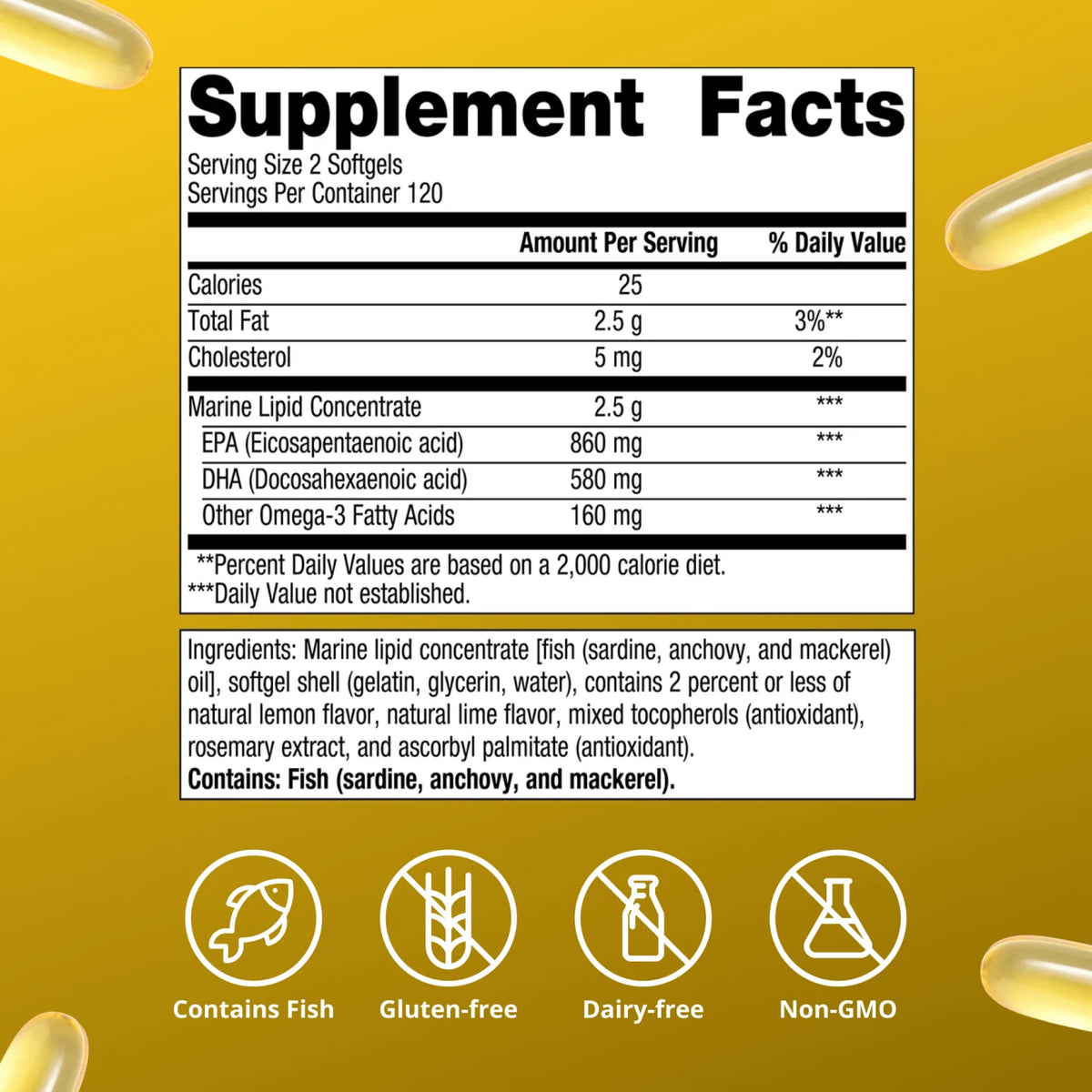 Metagenics OmegaGenics Fish Oil EPA-DHA 720 mg