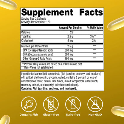 Metagenics OmegaGenics Fish Oil EPA-DHA 720 mg