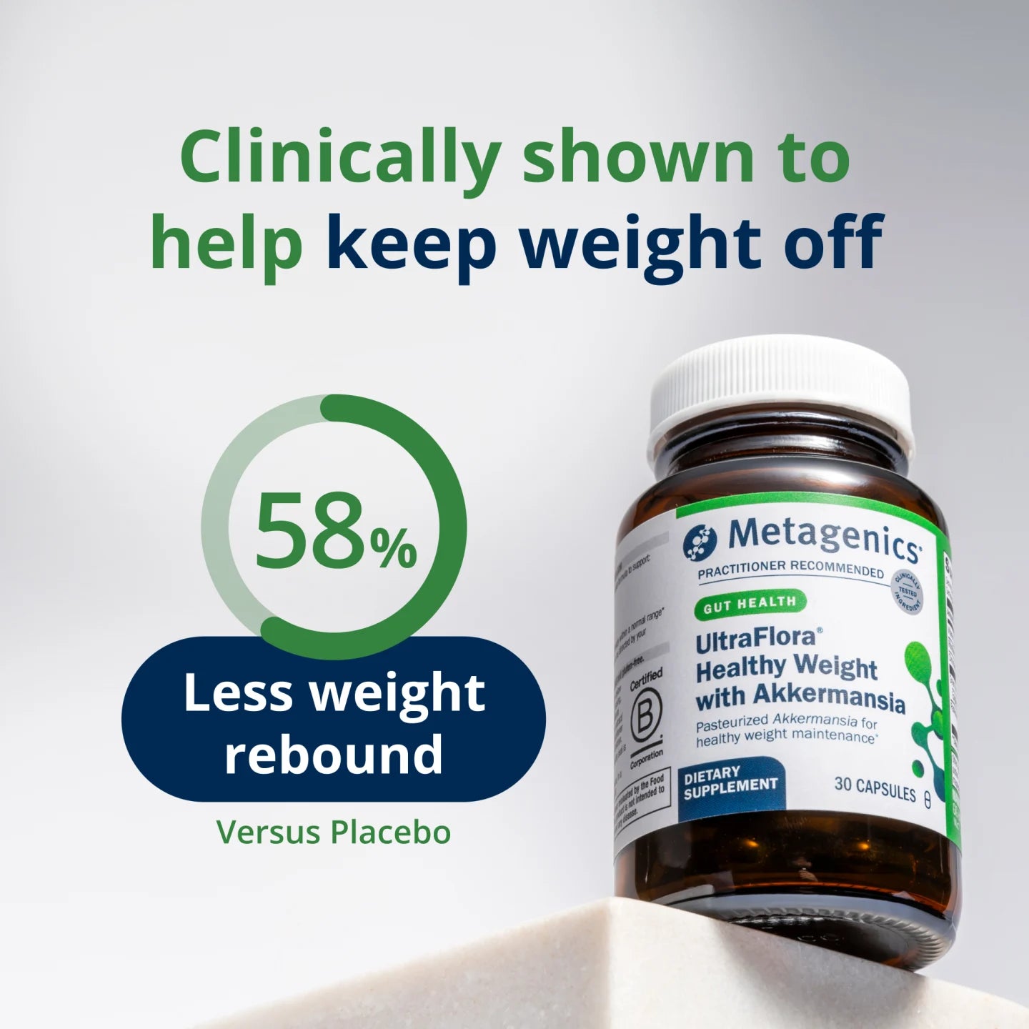 Metagenics Akkermansia Healthy Weight with Glucose Control