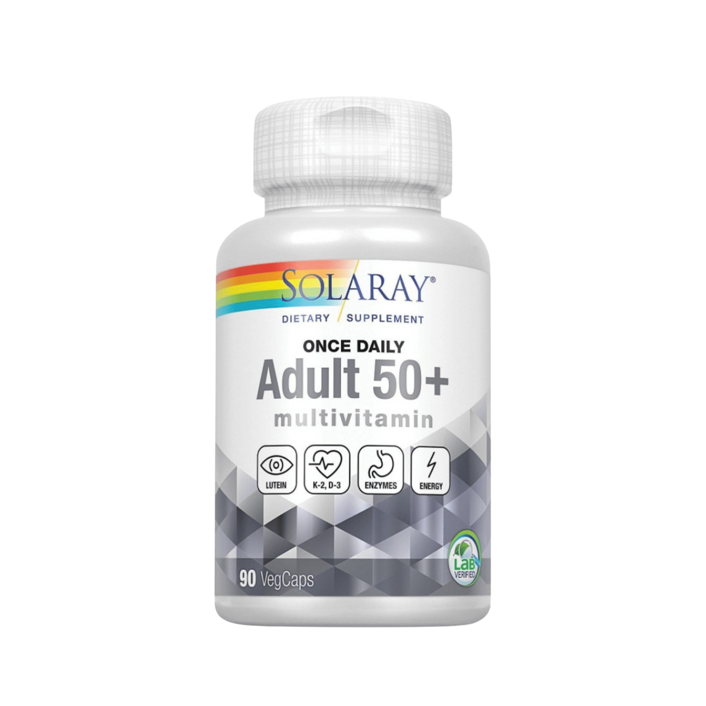 Solaray Once Daily Adult 50+ Multi-Vitamin Capsules