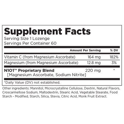 N1O1 Nitric Oxide Releasing Lozenges