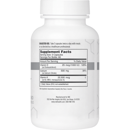 NBI Osteo-K - 180 capsules