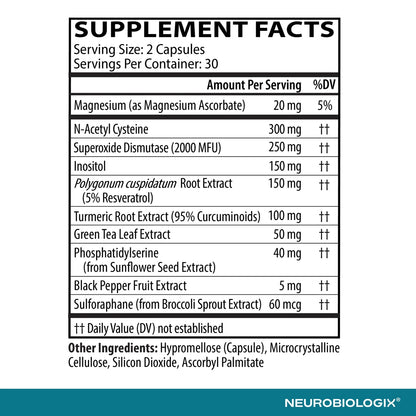 Neurobiologix Intracellular Detox Complex Capsules