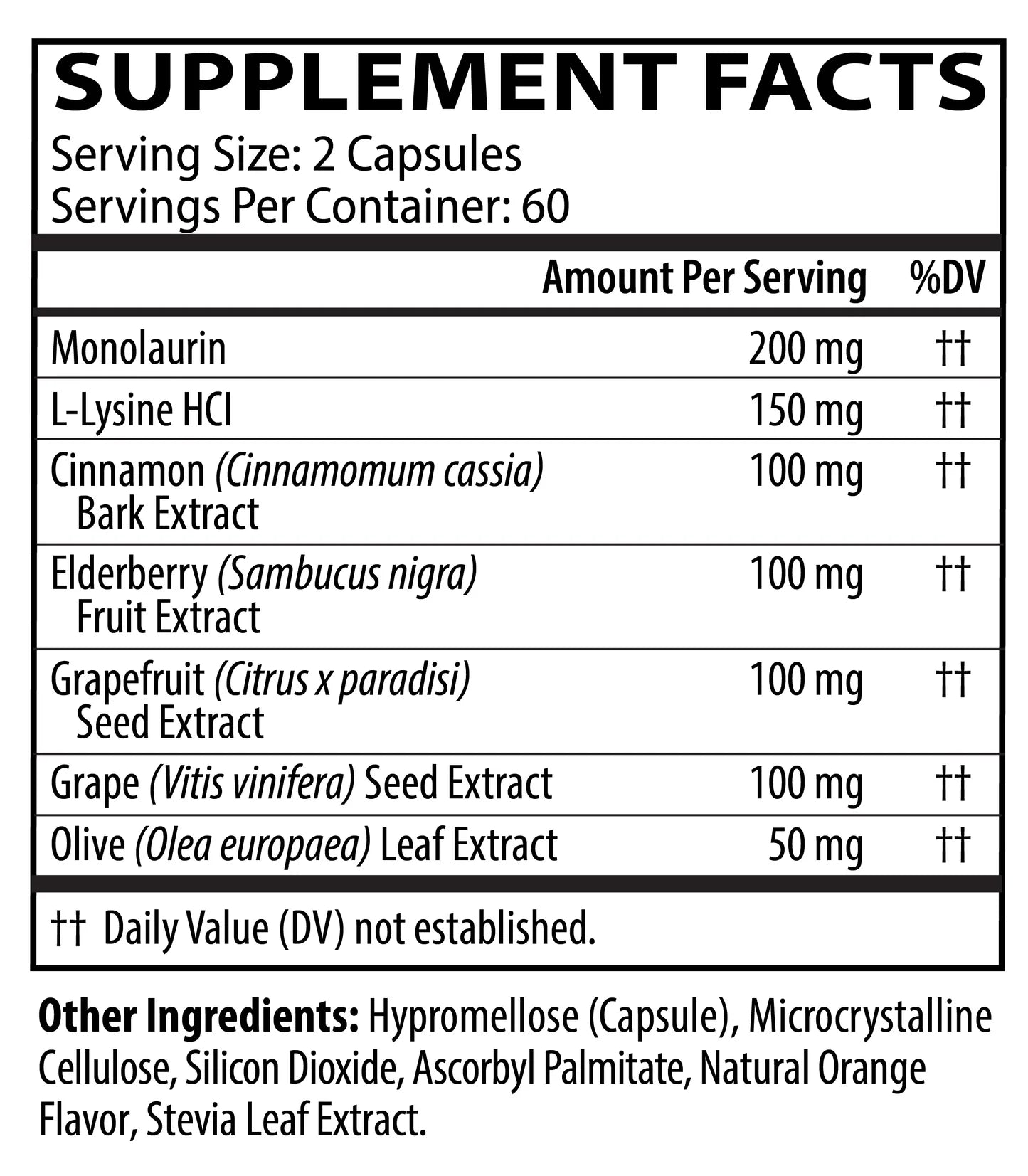 Neurobiologix Neuro-Immune Complex (Infection Control) Capsules