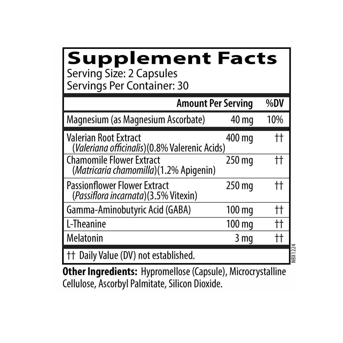 Neurobiologix Neuro Night Essentials Capsules