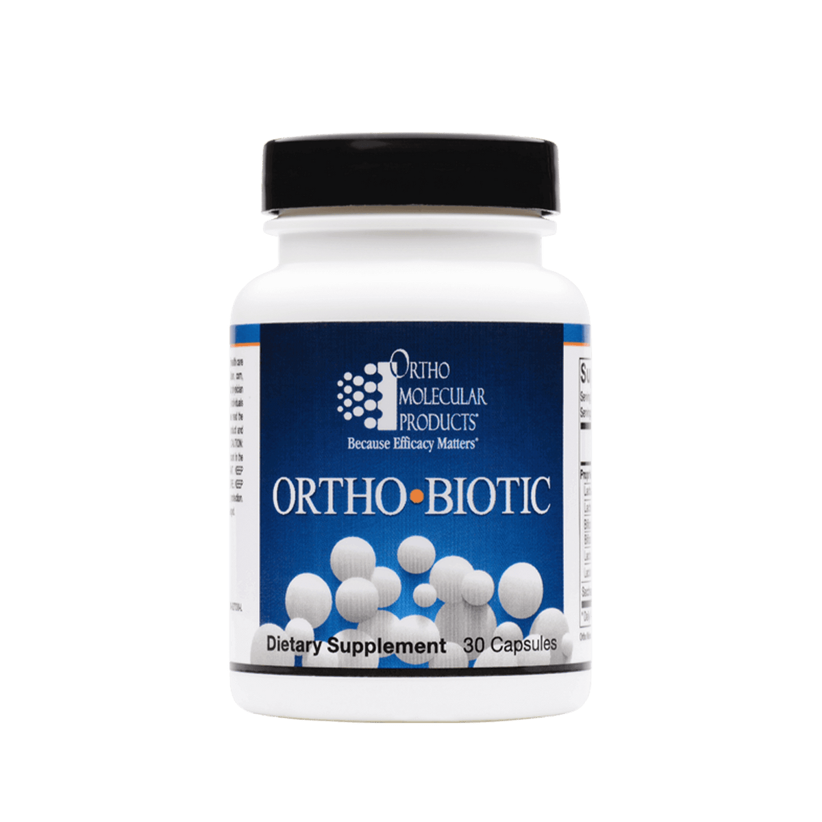 Orthomolecular orthobiotic capsules