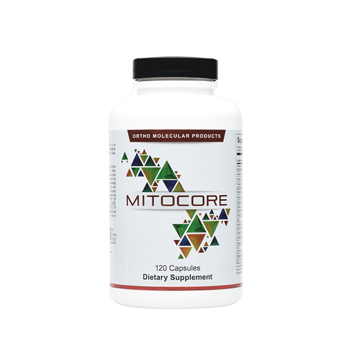 Orthomolecular Mitocore Capsules in white bottle
