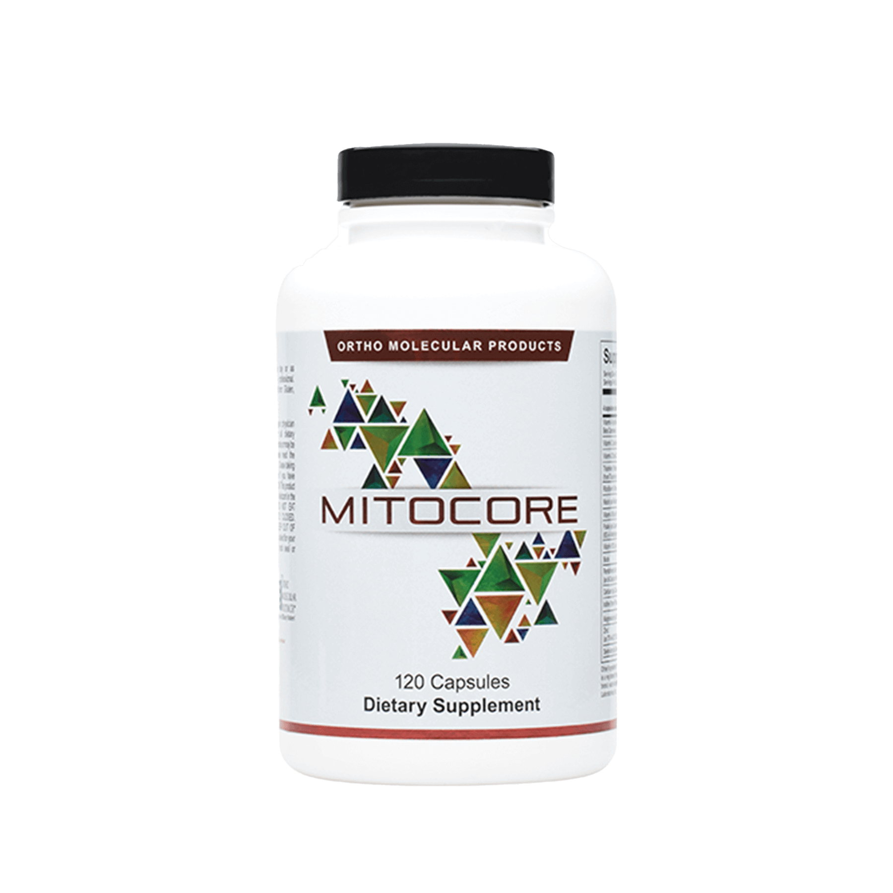 Orthomolecular Mitocore Capsules in white bottle