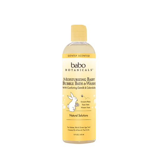 Babo Botanicals Moisturizing Baby Bubble Bath & Wash 1