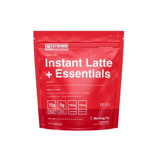 Strong Coffee Instant Latte + Essentials