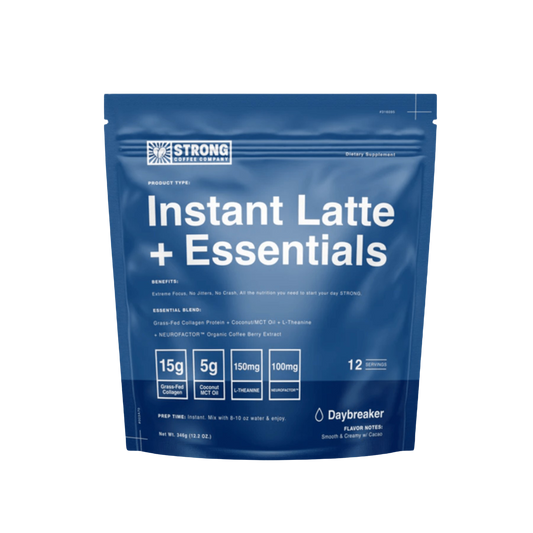 Strong Coffee Company Instant Latte + Collagen - Cacao 1