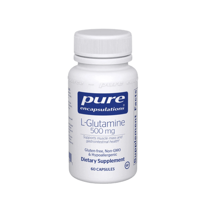 Pure Encpasulations L-Glutamine 500 mg capsules