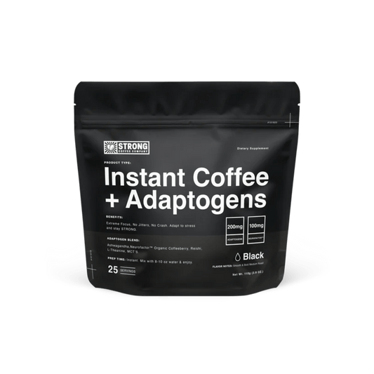 Strong Coffee Company Instant Coffee+ Adaptogens Powder 1