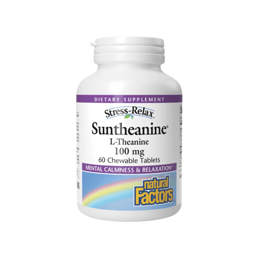 Natural Factors Suntheanine L-Theanine Chewable Tablets 1