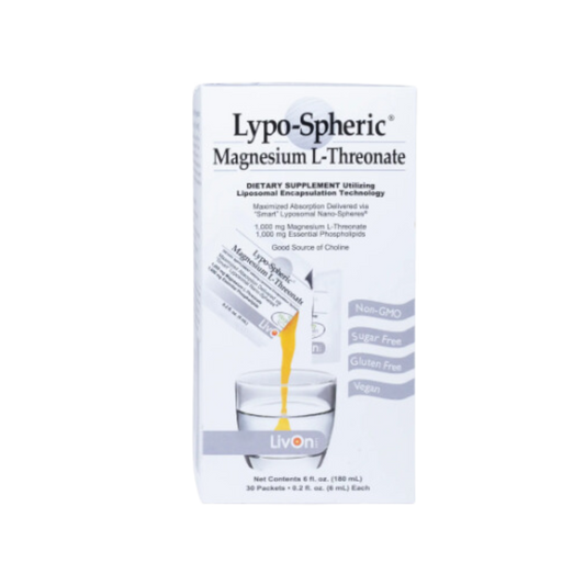 LivOn Lypo-Spheric Magnesium L-Threonate Liquid Packets