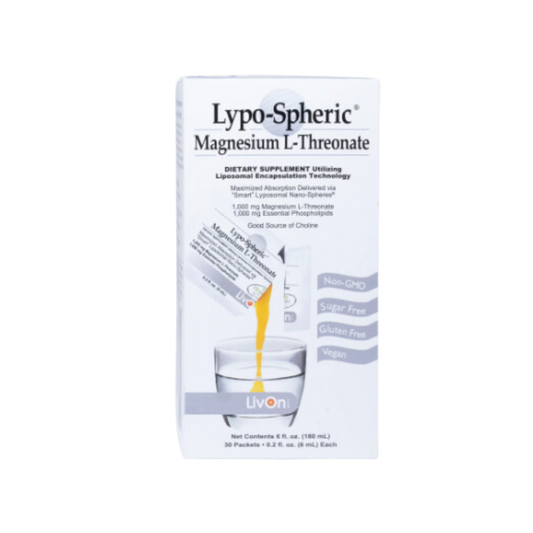 LivOn Lypo-Spheric Magnesium L-Threonate Liquid Packets 1