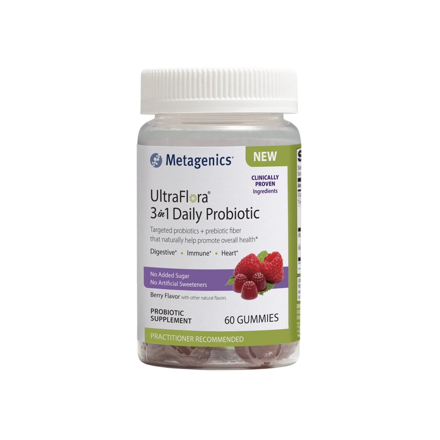 Metagenics UltraFlora 3in1 Daily Probiotic Gummies