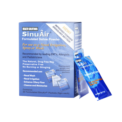SinuPulse SinuAir® Formulated Saline Powder Pre-Measured Packets