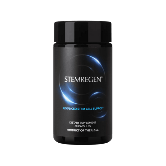 Image of Stemregen stem cell report black bottle