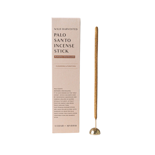 Cedar and Myrrh Palo Santo Incense Stick