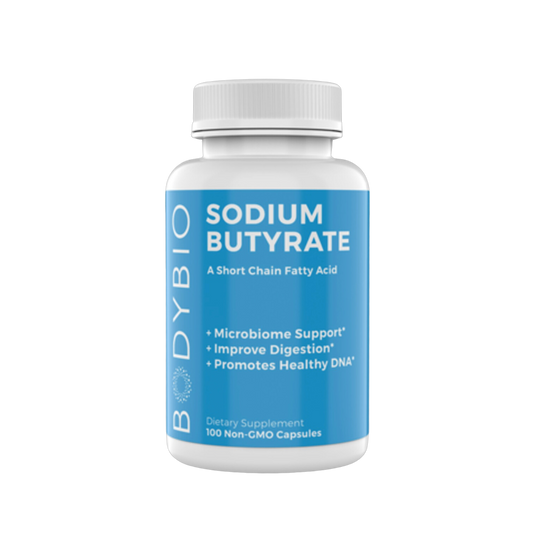 Bodybio Sodium Butyrate Capsules 1