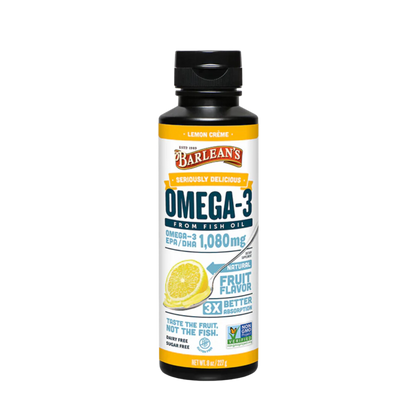 Barlean's Omega-3 Lemon Creme Fish Oil