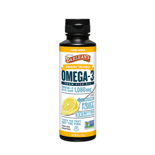 Barlean's Omega-3 Lemon Creme Fish Oil