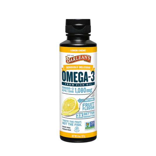 Barlean's Omega-3 Lemon Creme Fish Oil 1