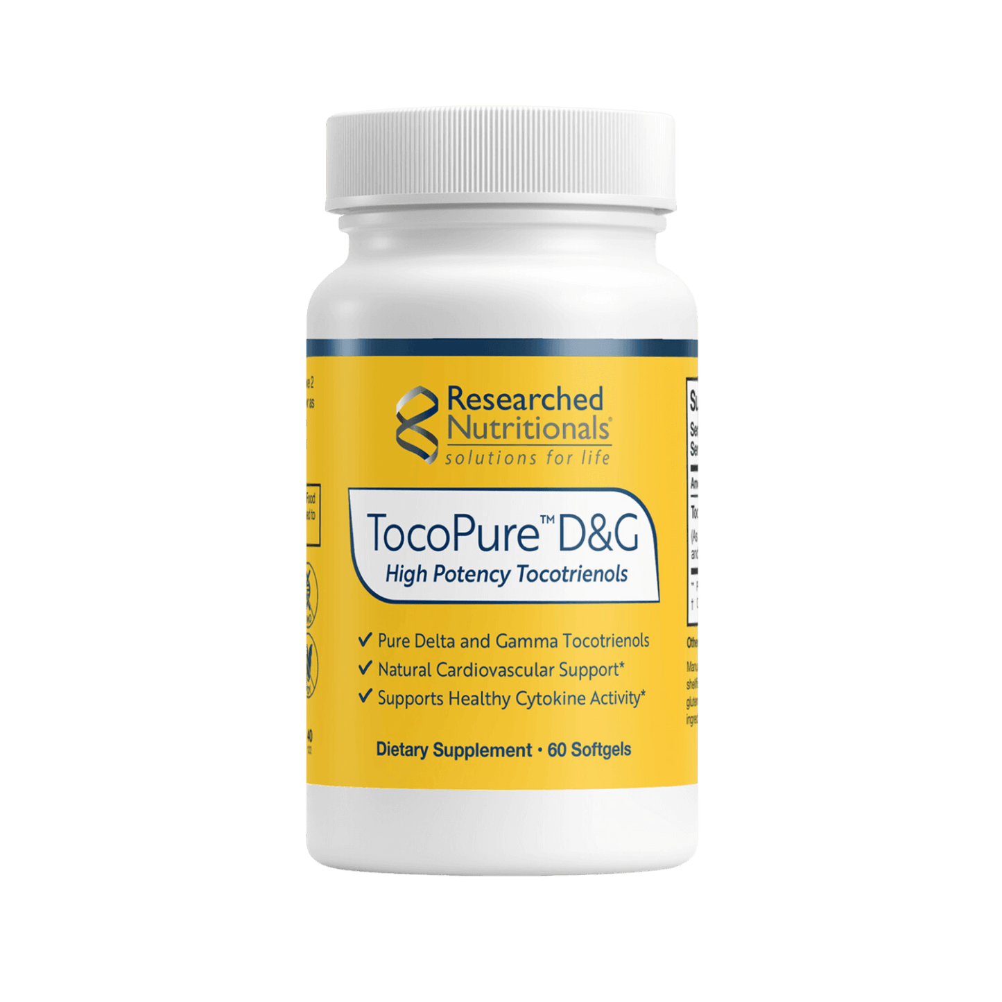 Researched Nutritionals TocoPure D&G softgels