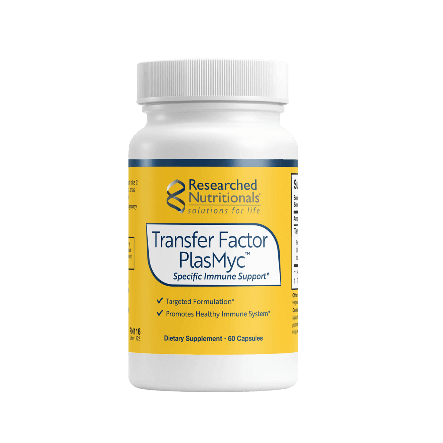 Researched Nutritionals Transfer Factor PlasMyc Capsules