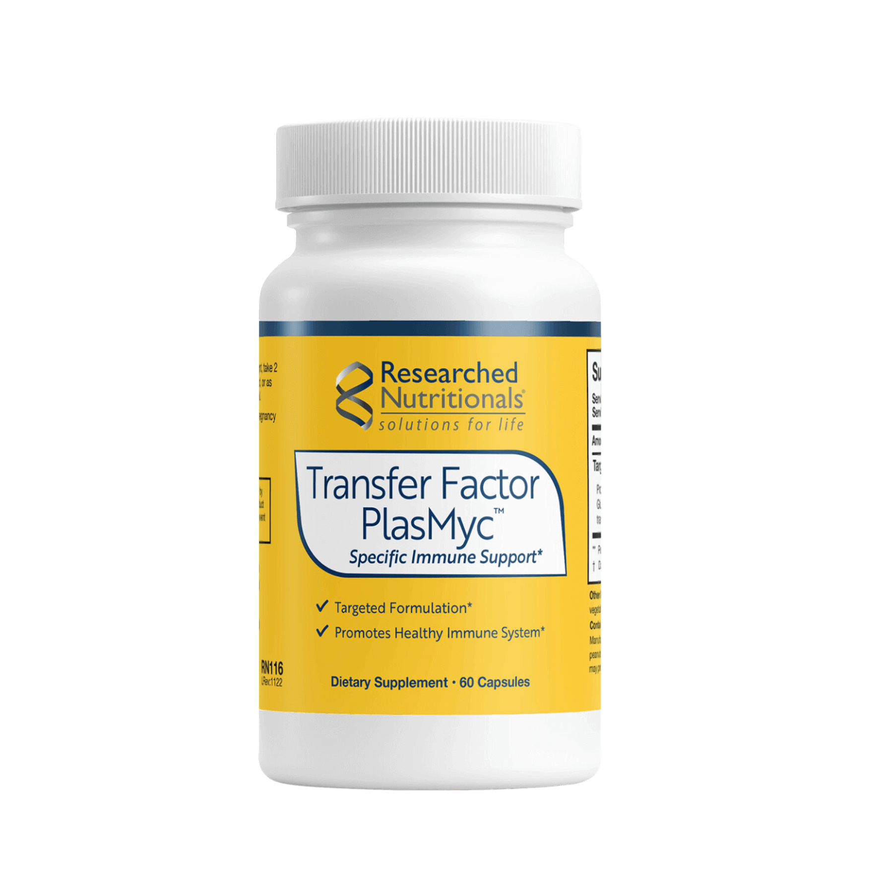 Researched Nutritionals Transfer Factor PlasMyc Capsules