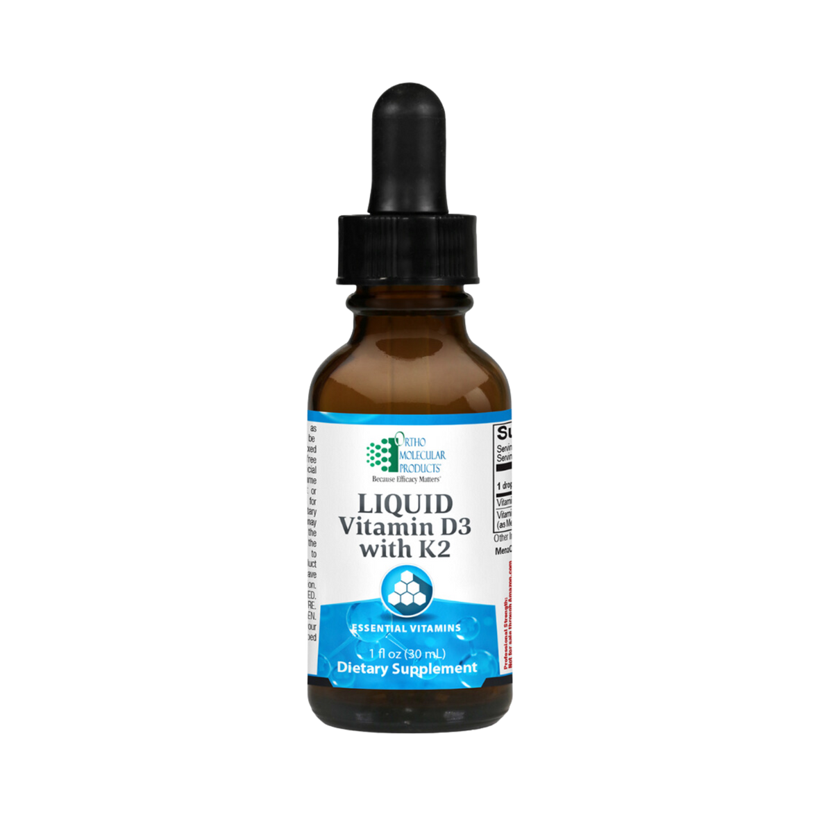 OrthoMolecular Liquid Vitamin D3 with K2 1