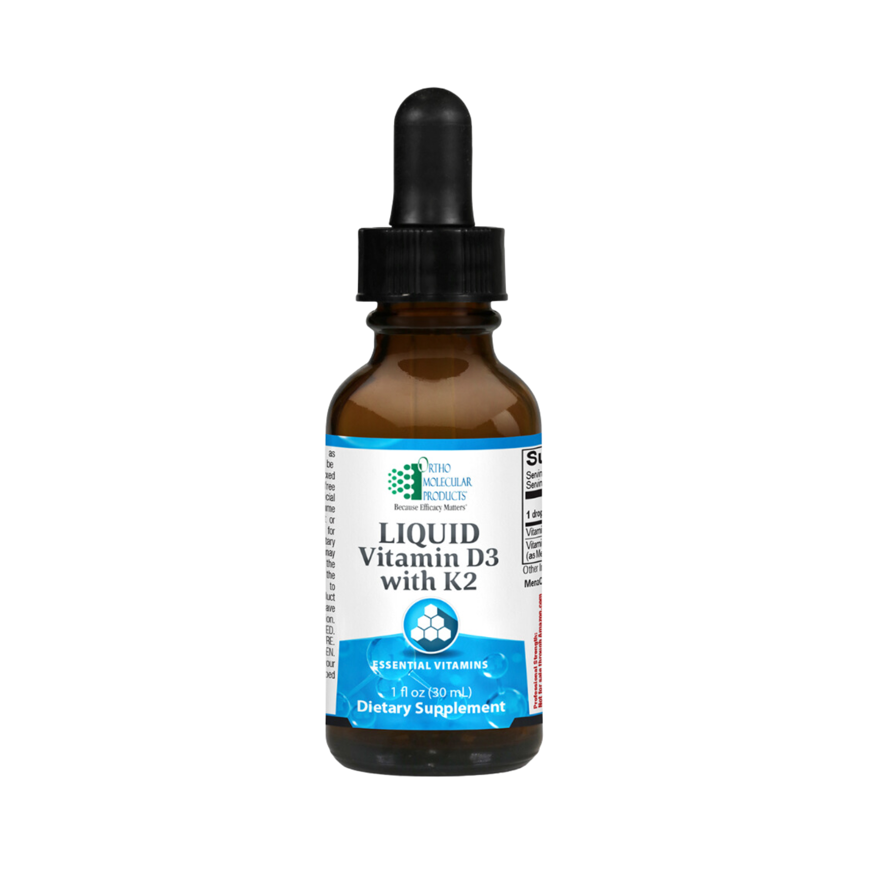 OrthoMolecular Liquid Vitamin D3 with K2 1