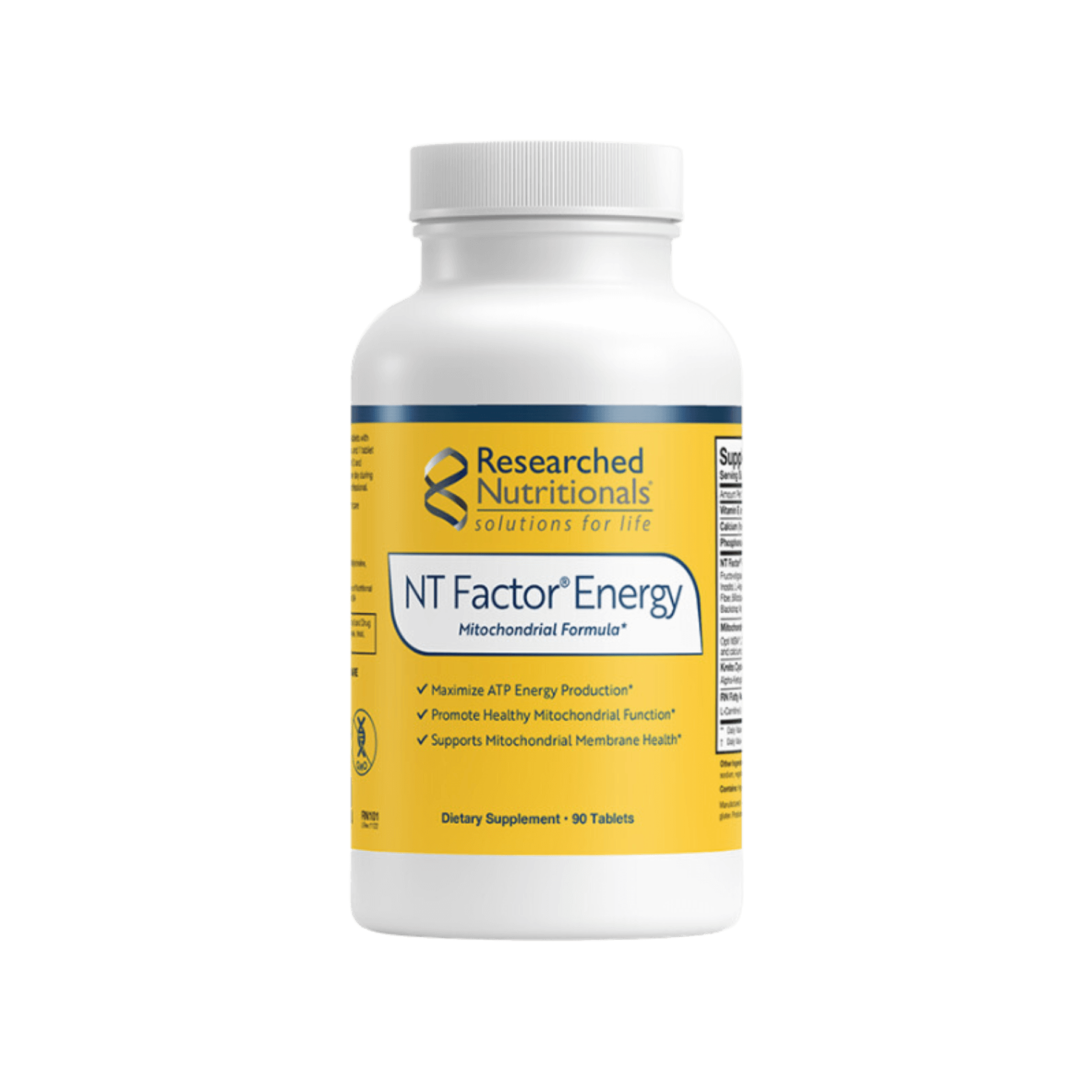 Researched Nutritionals NT Factor Energy Tablets
