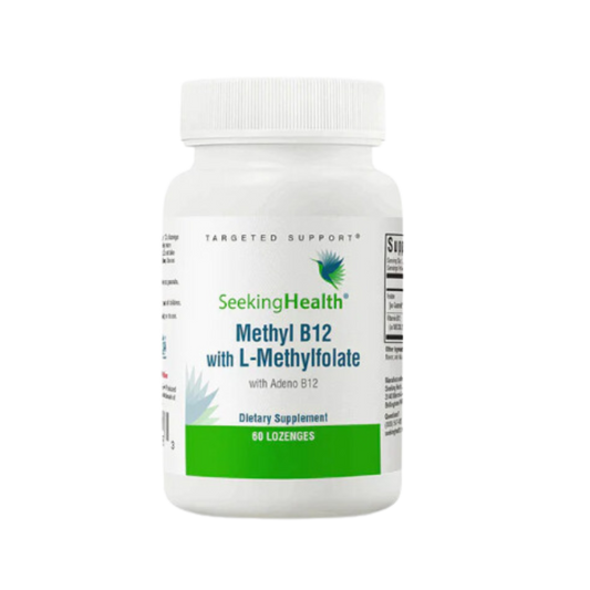Seeking Health Methyl B12 with L-Methylfolate Lozenges