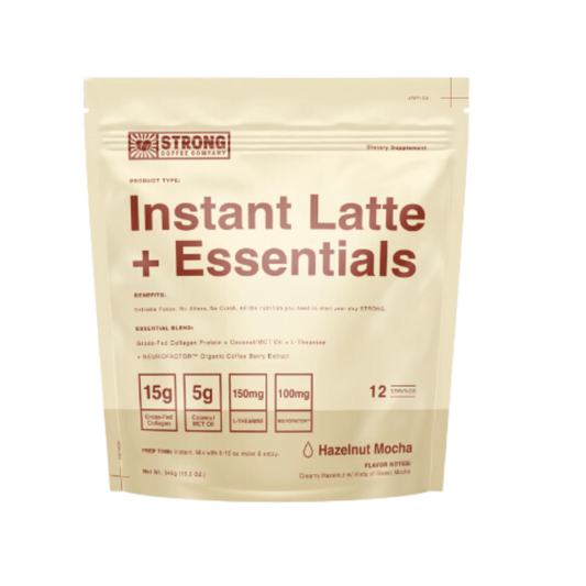 Strong Coffee Instant Latte + Essentials