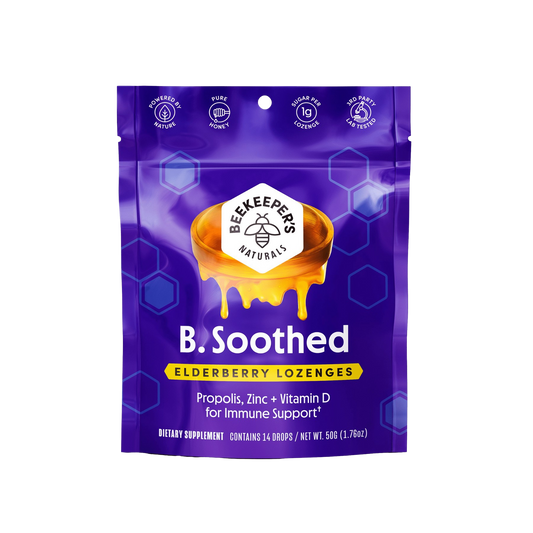 Beekeeper's Naturals B. Soothed Honey Lozenges 1