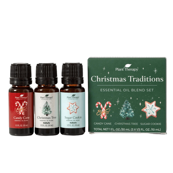 Plant Therapy Christmas Traditions Essential Oil Blend Set